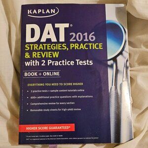 Kaplan DAT 2016 Strategies, Practices, & Review